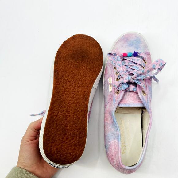 LoveShackFancy x Superaga Pink Floral Sneakers - Picture 5 of 6